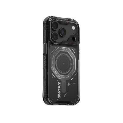 Apple iPhone 18 Pro Case SkinArma M-safe Charging Enabled Airbag Design Magma Cover - 23
