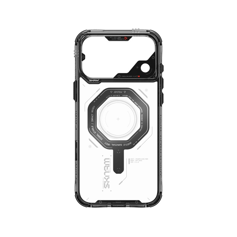 Apple iPhone 18 Pro Case SkinArma M-safe Charging Enabled Airbag Design Magma Cover - 30