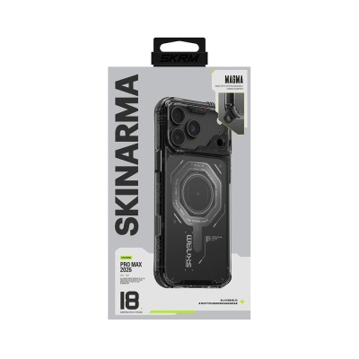Apple iPhone 18 Pro Case SkinArma M-safe Charging Enabled Airbag Design Magma Cover - 34