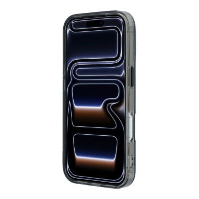 Apple iPhone 18 Pro Case TUMI Original Licensed M-safe Charging Feature 360-Degree Rotating Stand Transparent Cover - 9