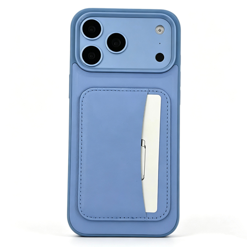 Apple iPhone 18 Pro Case with Card Holder Zore X-Card Silicone Cover - 2