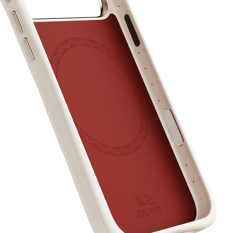 Apple iPhone 18 Pro Case with M-Safe Charging Feature, Striped Logo, Udemos Freedom Series Cover - 9