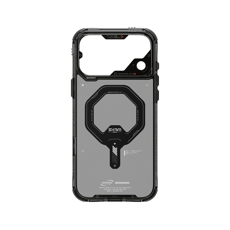 Apple iPhone 18 Pro Case with M-safe Charging Feature, Transparent Airbag Design, Skinarma Saido Mag-Charge Cover - 11