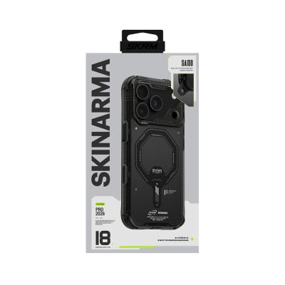 Apple iPhone 18 Pro Case with M-safe Charging Feature, Transparent Airbag Design, Skinarma Saido Mag-Charge Cover - 14