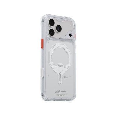 Apple iPhone 18 Pro Case with M-safe Charging Feature, Transparent Airbag Design, Skinarma Saido Mag-Charge Cover - 15