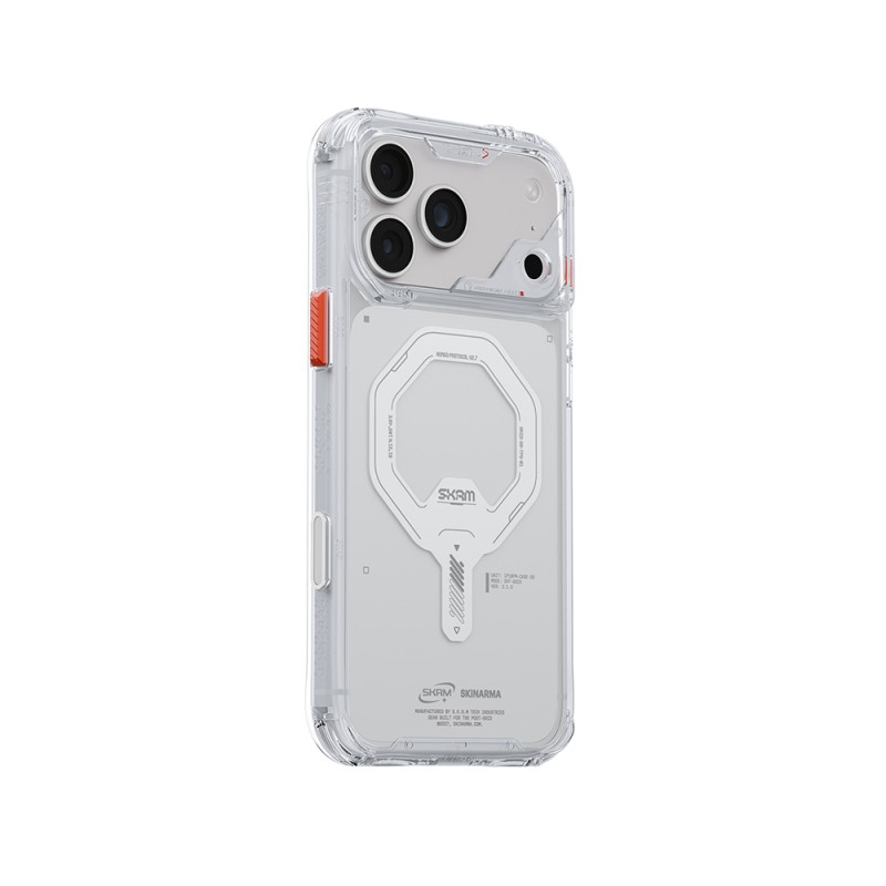 Apple iPhone 18 Pro Case with M-safe Charging Feature, Transparent Airbag Design, Skinarma Saido Mag-Charge Cover - 15
