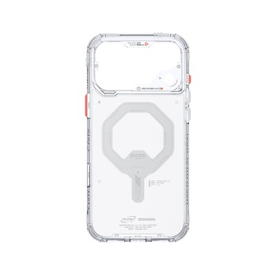 Apple iPhone 18 Pro Case with M-safe Charging Feature, Transparent Airbag Design, Skinarma Saido Mag-Charge Cover - 21