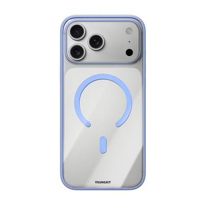 Apple iPhone 18 Pro Case with M-safe Charging Feature, Youngkit Clear Series Cover - 3