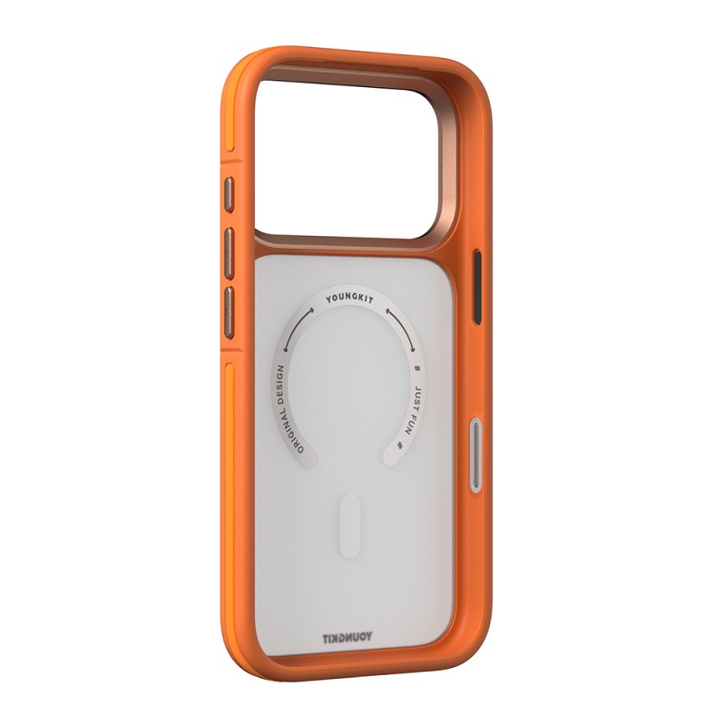 Apple iPhone 18 Pro Case with M-safe Charging Feature, Youngkit Rock Sand Series Cover - 12