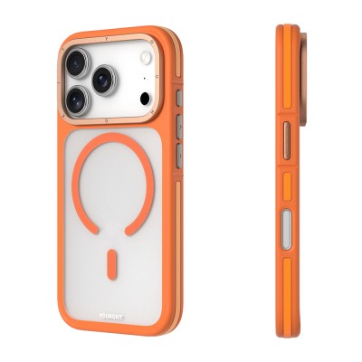 Apple iPhone 18 Pro Case with M-safe Charging Feature, Youngkit Rock Sand Series Cover - 11