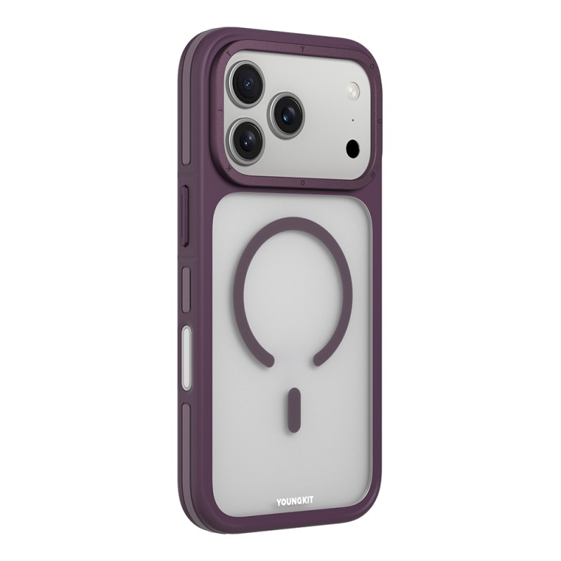 Apple iPhone 18 Pro Case with M-safe Charging Feature, Youngkit Rock Sand Series Cover - 21