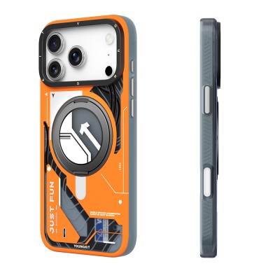 Apple iPhone 18 Pro Case with M-safe Charging Feature, Youngkit Starship Series Cover - 11