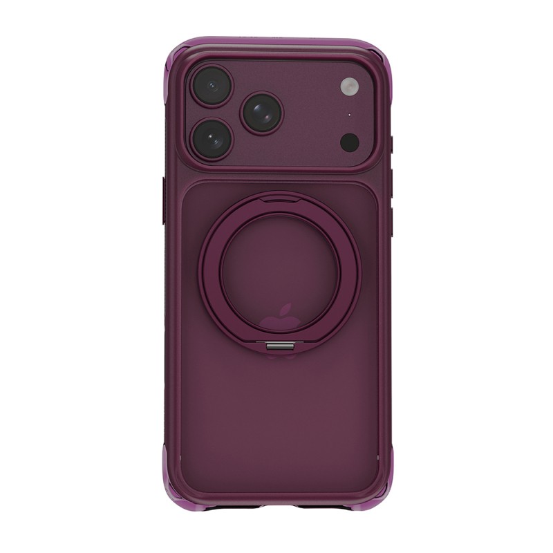 Apple iPhone 18 Pro Case Wiwu AG-203 AeroGuard Ultra Series M-safe Charging Enabled Airbag Designed Stand Cover - 25