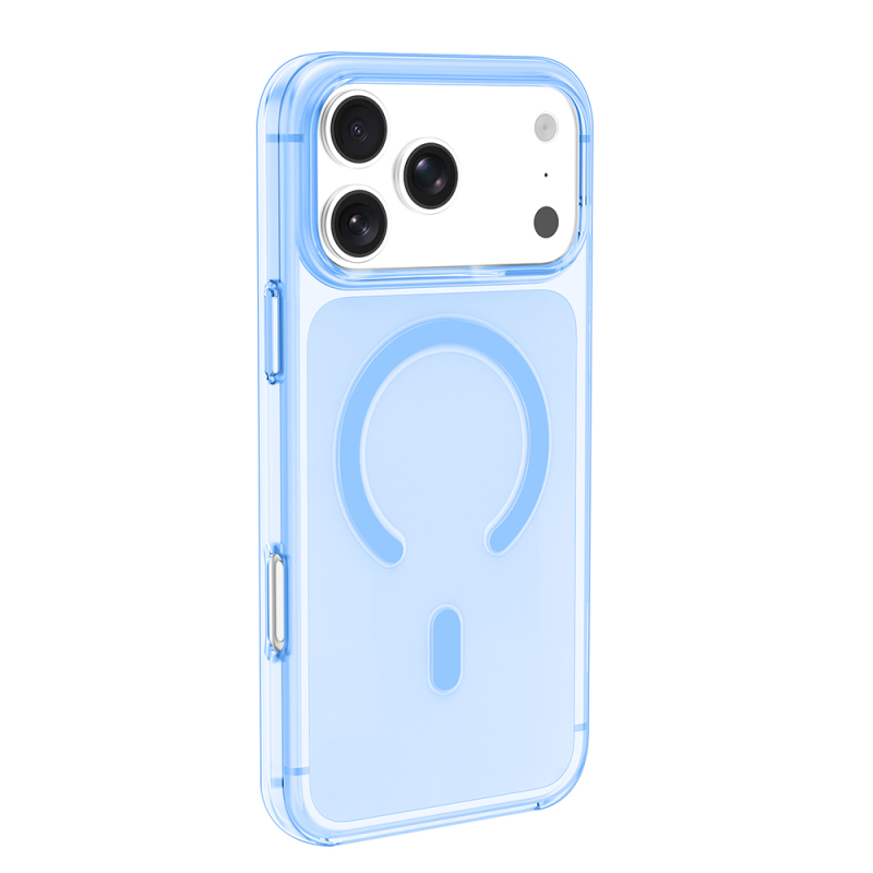 Apple iPhone 18 Pro Case Zore M-safe Charging Enabled Transparent Camera Frame Port Cover - 3