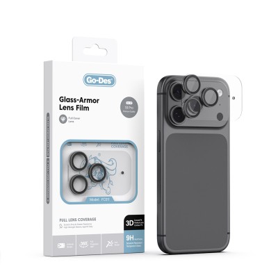 Apple iPhone 18 Pro Go Des FC011 Glass Armor Serisi Kamera Lens Koruyucu - Go Des