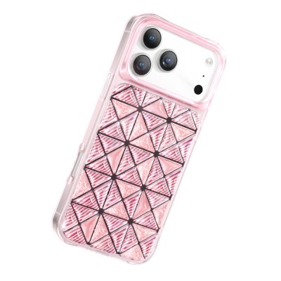 Apple iPhone 18 Pro Kılıf 3D Buz Blok Desenli Zore Paris Kairo TPU Kapak - 13