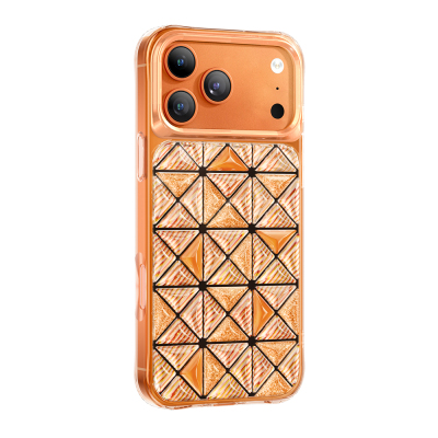 Apple iPhone 18 Pro Kılıf 3D Buz Blok Desenli Zore Paris Kairo TPU Kapak - Zore Paris