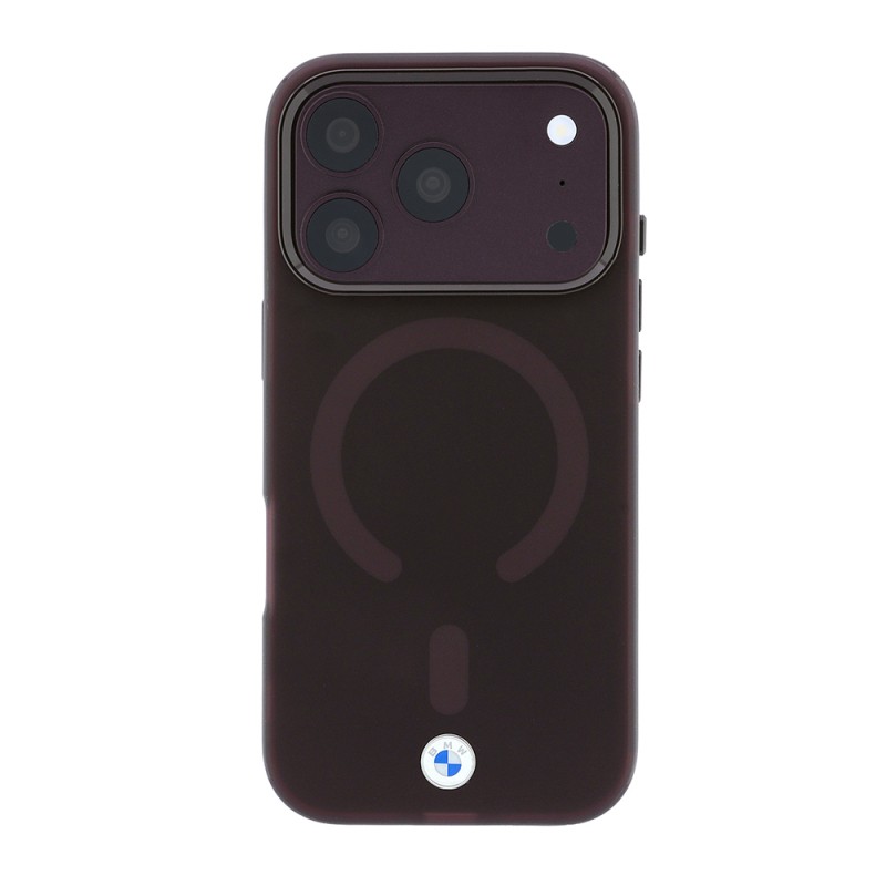 Apple iPhone 18 Pro Kılıf BMW Orjinal Lisanslı M-safe Şarj Özellikli Metal Logolu Buzlu IML Baskılı Kapak - 11