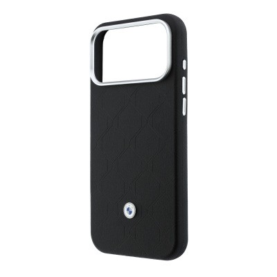 Apple iPhone 18 Pro Kılıf BMW Orjinal Lisanslı M-safe Şarj Özellikli Metal Logolu Kabartmalı Kapitone Deri Kartlıklı Kapak - 7