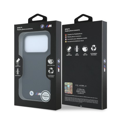 Apple iPhone 18 Pro Kılıf BMW Orjinal Lisanslı M-safe Şarj Özellikli Metal Logolu Karbon Fiber Kevlar Kapak - 29