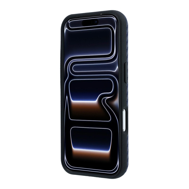 Apple iPhone 18 Pro Kılıf BMW Orjinal Lisanslı M-safe Şarj Özellikli PU Karbon Tasarımlı Metal Logolu Kapak - 19