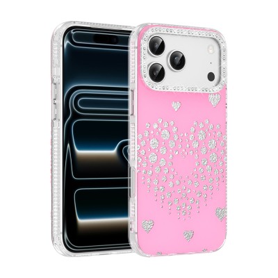 Apple iPhone 18 Pro Kılıf Damla Taşlı Zore Rivas Sert PC Kapak - 3