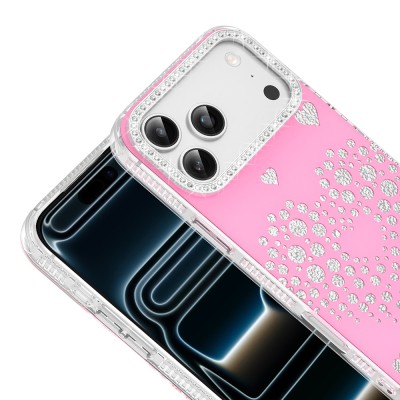 Apple iPhone 18 Pro Kılıf Damla Taşlı Zore Rivas Sert PC Kapak - 6