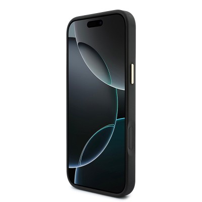 Apple iPhone 18 Pro Kılıf Guess Orjinal Lisanslı 4G ve Yazı Logolu Kartlıklı Kapak - 9