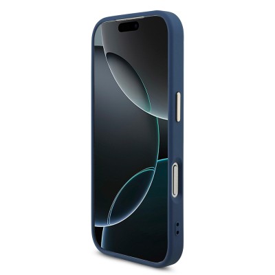 Apple iPhone 18 Pro Kılıf Guess Orjinal Lisanslı Gold Metal Kamera Çerçeveli 4G Desenli Metal Büyük 4G ve Yazı Logolu Kapak - 30