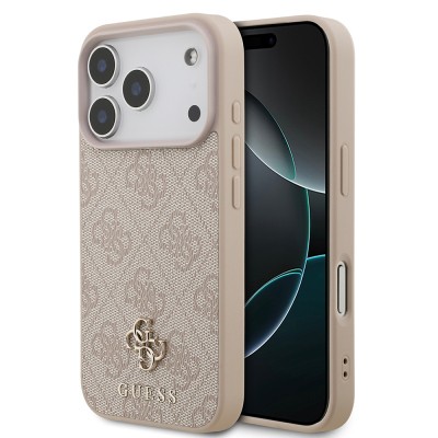 Apple iPhone 18 Pro Kılıf Guess Orjinal Lisanslı M-safe Şarj Özellikli Small 4G Classic Kapak - 9