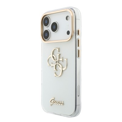 Apple iPhone 18 Pro Kılıf Guess Orjinal Lisanslı Yazı ve 4G Büyük Metal Logolu Silikon Kapak - 14