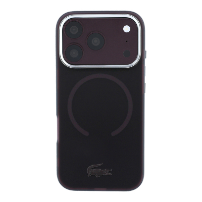 Apple iPhone 18 Pro Kılıf Lacoste Orjinal Lisanslı M-safe C-Magnet İkonik Timsah Logolu IML Frosted Kapak - 13
