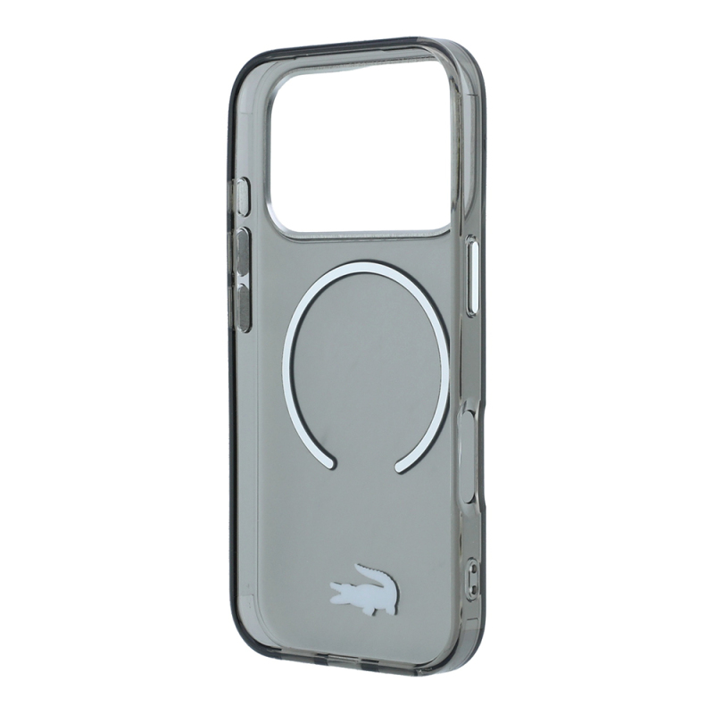 Apple iPhone 18 Pro Kılıf Lacoste Orjinal Lisanslı M-safe C-Magnet İkonik Timsah Logolu IML Frosted Kapak - 24