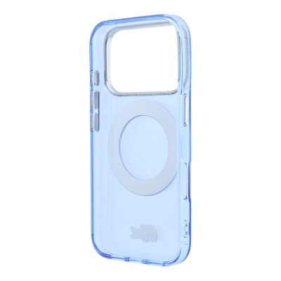 Apple iPhone 18 Pro Kılıf Lacoste Orjinal Lisanslı M-safe Şarj Özellikli 360 Derece Dönebilen Standlı İkonik Timsah Logolu Kapak - 7