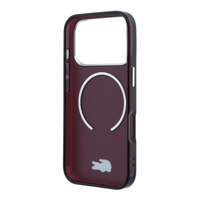 Apple iPhone 18 Pro Kılıf Lacoste Orjinal Lisanslı M-safe Şarj Özellikli Lake Timsah Logolu IML Frosted Kapak - 16