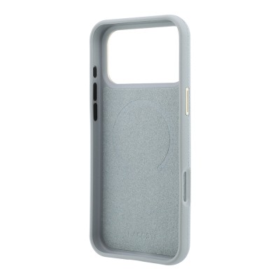Apple iPhone 18 Pro Kılıf Lacoste Orjinal Lisanslı M-Safe Şarj Özellikli PVC Yarı Pike Desenli Arka Yüzey İkonik Timsah Dokuma Logolu Kapak - 23