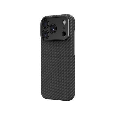Apple iPhone 18 Pro Kılıf M-safe Şarj Özellikli 1500D Aramid Fiber Lens Korumalı Amazingthing Titan Max Serisi Karbon Kapak - 4