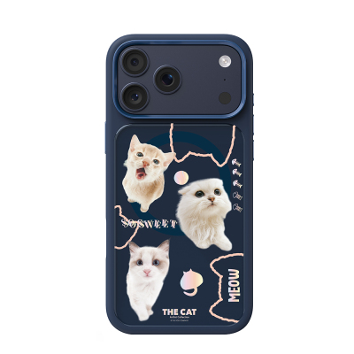 Apple iPhone 18 Pro Kılıf M-safe Şarj Özellikli 3D Baskılı Tasarım Mutural The Cat Serisi Kapak - Mutural