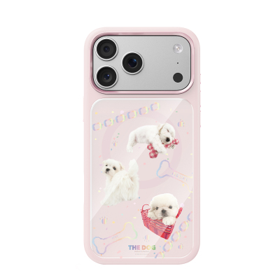 Apple iPhone 18 Pro Kılıf M-safe Şarj Özellikli 3D Baskılı Tasarım Mutural The Dog Serisi Kapak - Mutural