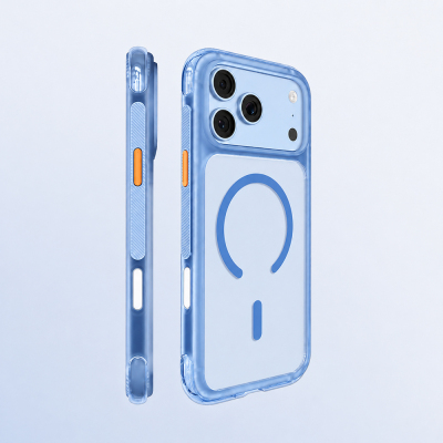 Apple iPhone 18 Pro Kılıf M-safe Şarj Özellikli Airbag Tasarımlı Mutural Air Shield Serisi Kapak - Mutural