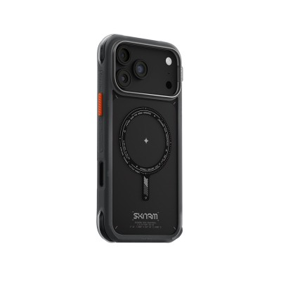 Apple iPhone 18 Pro Kılıf M-Safe Şarj Özellikli Airbag Tasarımlı Skinarma Avion Kapak - 6