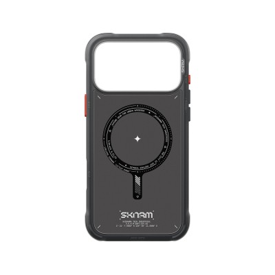Apple iPhone 18 Pro Kılıf M-Safe Şarj Özellikli Airbag Tasarımlı Skinarma Avion Kapak - 9