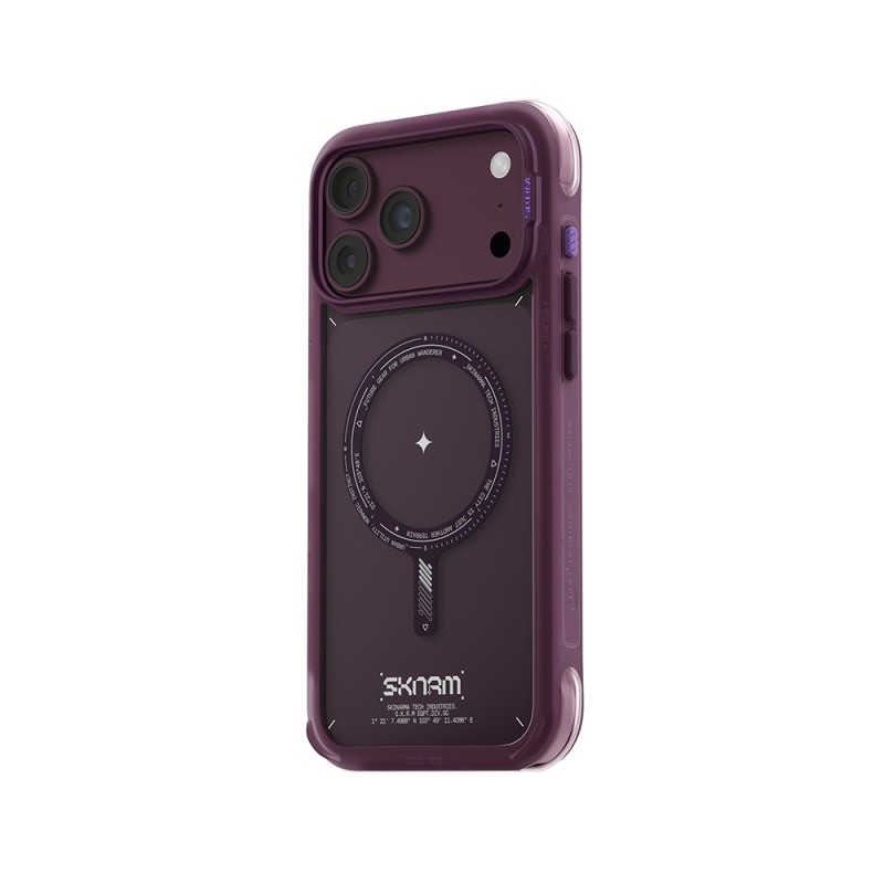 Apple iPhone 18 Pro Kılıf M-Safe Şarj Özellikli Airbag Tasarımlı Skinarma Avion Kapak - 22