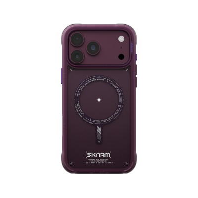 Apple iPhone 18 Pro Kılıf M-Safe Şarj Özellikli Airbag Tasarımlı Skinarma Avion Kapak - 24