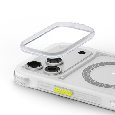 Apple iPhone 18 Pro Kılıf M-Safe Şarj Özellikli Airbag Tasarımlı Skinarma Avion Kapak - 19