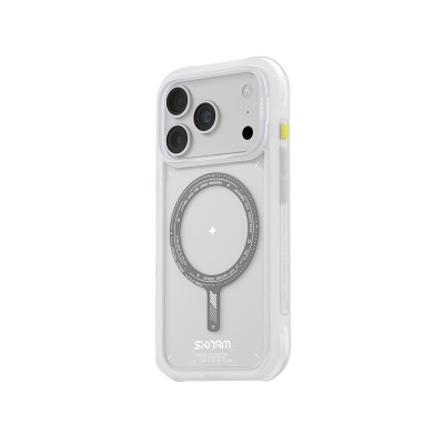 Apple iPhone 18 Pro Kılıf M-Safe Şarj Özellikli Airbag Tasarımlı Skinarma Avion Kapak - 23