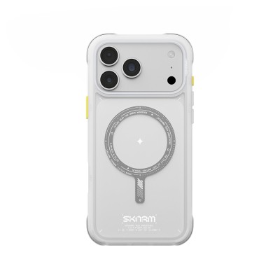 Apple iPhone 18 Pro Kılıf M-Safe Şarj Özellikli Airbag Tasarımlı Skinarma Avion Kapak - 32