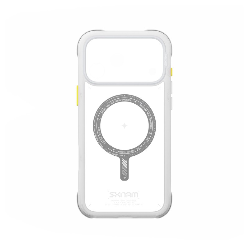 Apple iPhone 18 Pro Kılıf M-Safe Şarj Özellikli Airbag Tasarımlı Skinarma Avion Kapak - 33