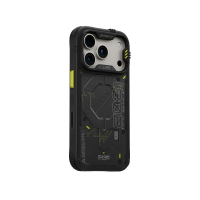 Apple iPhone 18 Pro Kılıf M-Safe Şarj Özellikli Airbag Tasarımlı Skinarma Vigor XE Kapak - 14