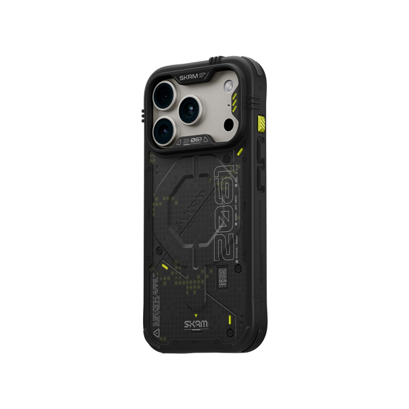 Apple iPhone 18 Pro Kılıf M-Safe Şarj Özellikli Airbag Tasarımlı Skinarma Vigor XE Kapak - 15